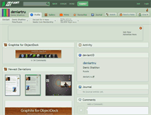 Tablet Screenshot of deniartru.deviantart.com