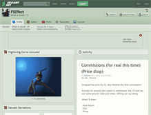 Tablet Screenshot of fseffect.deviantart.com