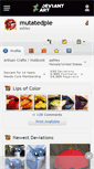 Mobile Screenshot of mutatedpie.deviantart.com