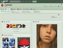 Tablet Screenshot of mutatedpie.deviantart.com