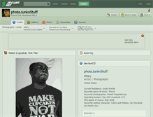 Tablet Screenshot of photojunknstuff.deviantart.com