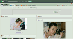 Desktop Screenshot of hongmin.deviantart.com