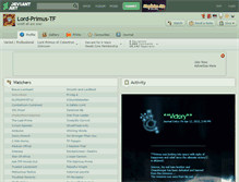 Tablet Screenshot of lord-primus-tf.deviantart.com