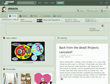 Tablet Screenshot of dibble56.deviantart.com