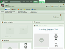 Tablet Screenshot of mpk25.deviantart.com
