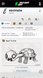 Mobile Screenshot of miniwallie.deviantart.com