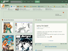 Tablet Screenshot of darax.deviantart.com
