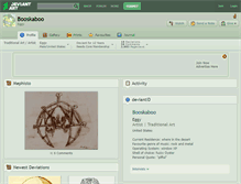 Tablet Screenshot of booskaboo.deviantart.com