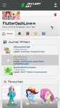 Mobile Screenshot of flutterdashlove.deviantart.com