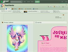 Tablet Screenshot of peachpalette.deviantart.com