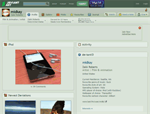 Tablet Screenshot of midkay.deviantart.com