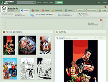 Tablet Screenshot of joeyjarin.deviantart.com