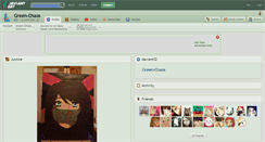 Desktop Screenshot of green-chaos.deviantart.com