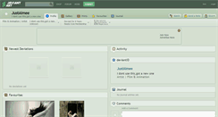 Desktop Screenshot of justaimee.deviantart.com