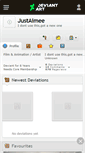 Mobile Screenshot of justaimee.deviantart.com