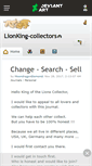 Mobile Screenshot of lionking-collectors.deviantart.com