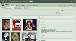 Desktop Screenshot of denelou.deviantart.com