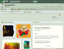 Tablet Screenshot of marcoaurelio79.deviantart.com