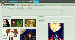 Desktop Screenshot of animeheartattck.deviantart.com