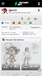 Mobile Screenshot of ajw13.deviantart.com