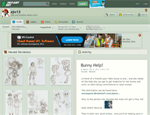 Tablet Screenshot of ajw13.deviantart.com