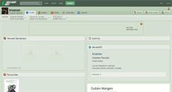 Desktop Screenshot of kroenen.deviantart.com