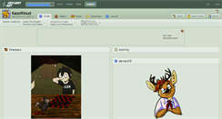 Desktop Screenshot of kazelkloud.deviantart.com