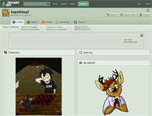 Tablet Screenshot of kazelkloud.deviantart.com