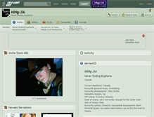 Tablet Screenshot of ming-jia.deviantart.com