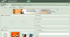 Desktop Screenshot of mlc.deviantart.com