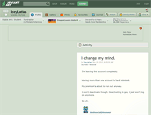 Tablet Screenshot of iceylatias.deviantart.com