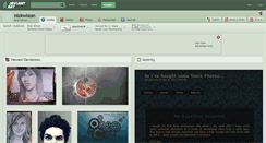 Desktop Screenshot of nickwixon.deviantart.com