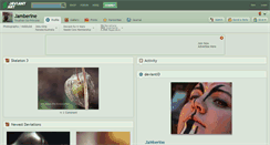 Desktop Screenshot of jamberine.deviantart.com