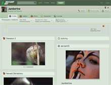 Tablet Screenshot of jamberine.deviantart.com