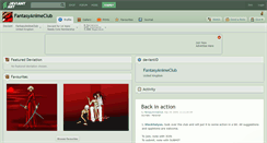 Desktop Screenshot of fantasyanimeclub.deviantart.com