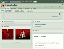Tablet Screenshot of fantasyanimeclub.deviantart.com