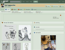 Tablet Screenshot of kat-cappuccino.deviantart.com