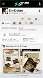 Mobile Screenshot of em-e-chan.deviantart.com