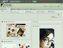 Tablet Screenshot of em-e-chan.deviantart.com
