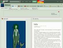 Tablet Screenshot of hibikiaoi.deviantart.com