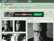 Tablet Screenshot of nimmermehr68.deviantart.com