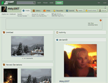 Tablet Screenshot of misty2007.deviantart.com