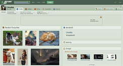 Desktop Screenshot of linuska.deviantart.com