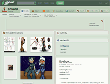 Tablet Screenshot of chivamp.deviantart.com