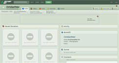 Desktop Screenshot of christianpeter.deviantart.com