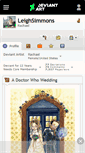 Mobile Screenshot of leighsimmons.deviantart.com