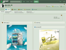 Tablet Screenshot of darwish-20.deviantart.com