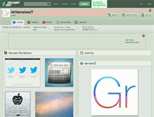 Tablet Screenshot of mrnamelessit.deviantart.com