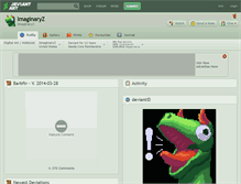 Tablet Screenshot of imaginaryz.deviantart.com