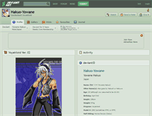 Tablet Screenshot of hakuo-yowane.deviantart.com